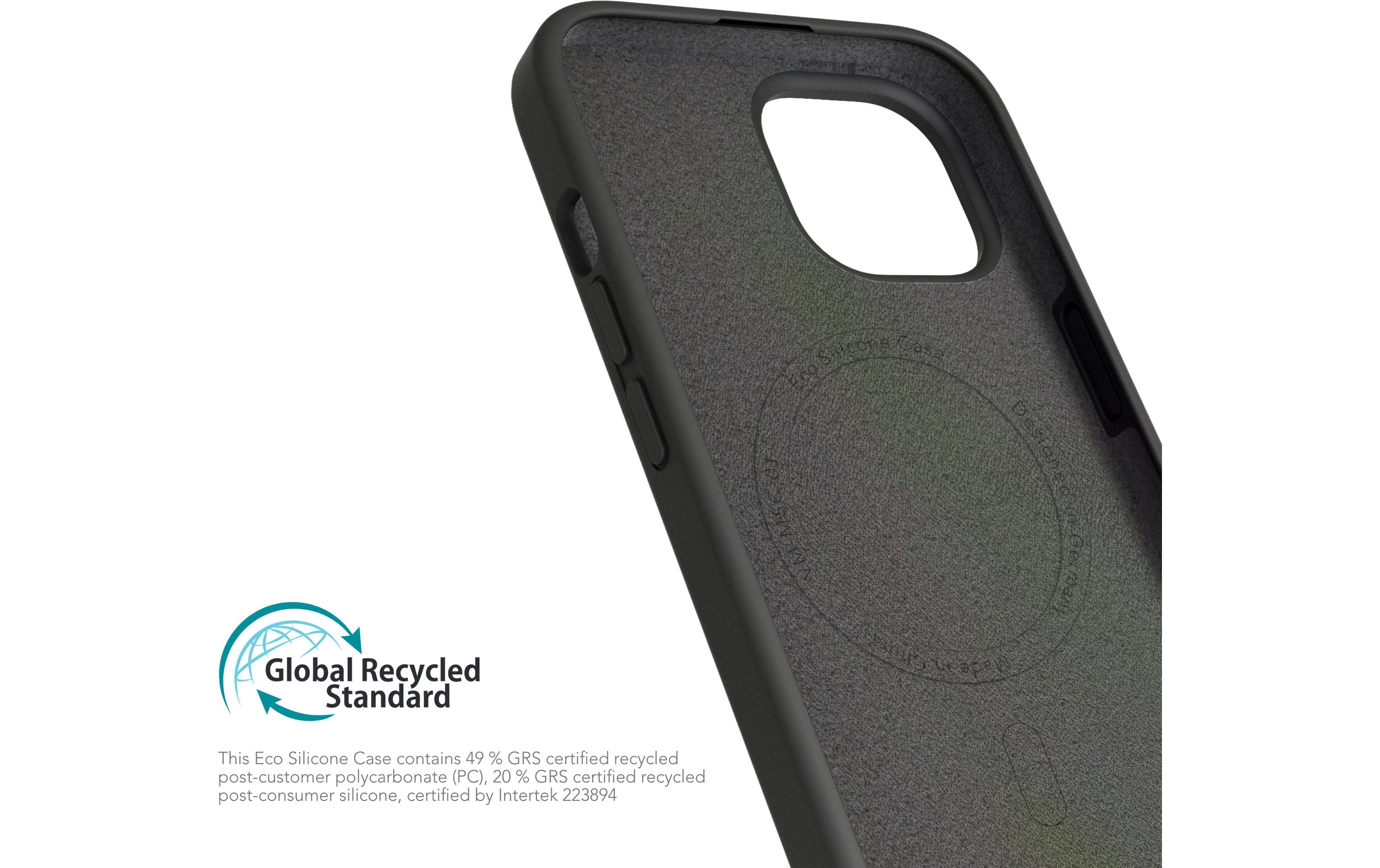 Back Cover Eco Silicone iPhone 15 BlackSilicone Backcover für das Apple iPhone 15