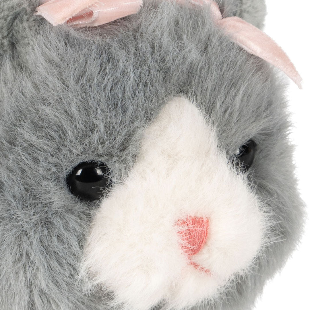 konges sløjd knuffelkat - grey - 12 cm