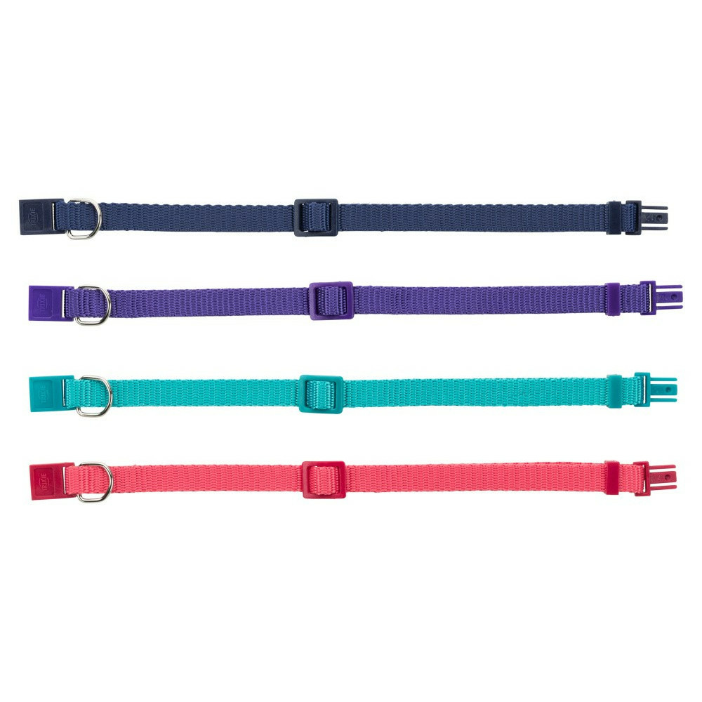 Collier premium pour chat couleur corail
