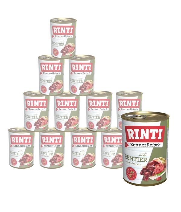 RINTI Kennerfleisch Nassfutter für Hunde, 12