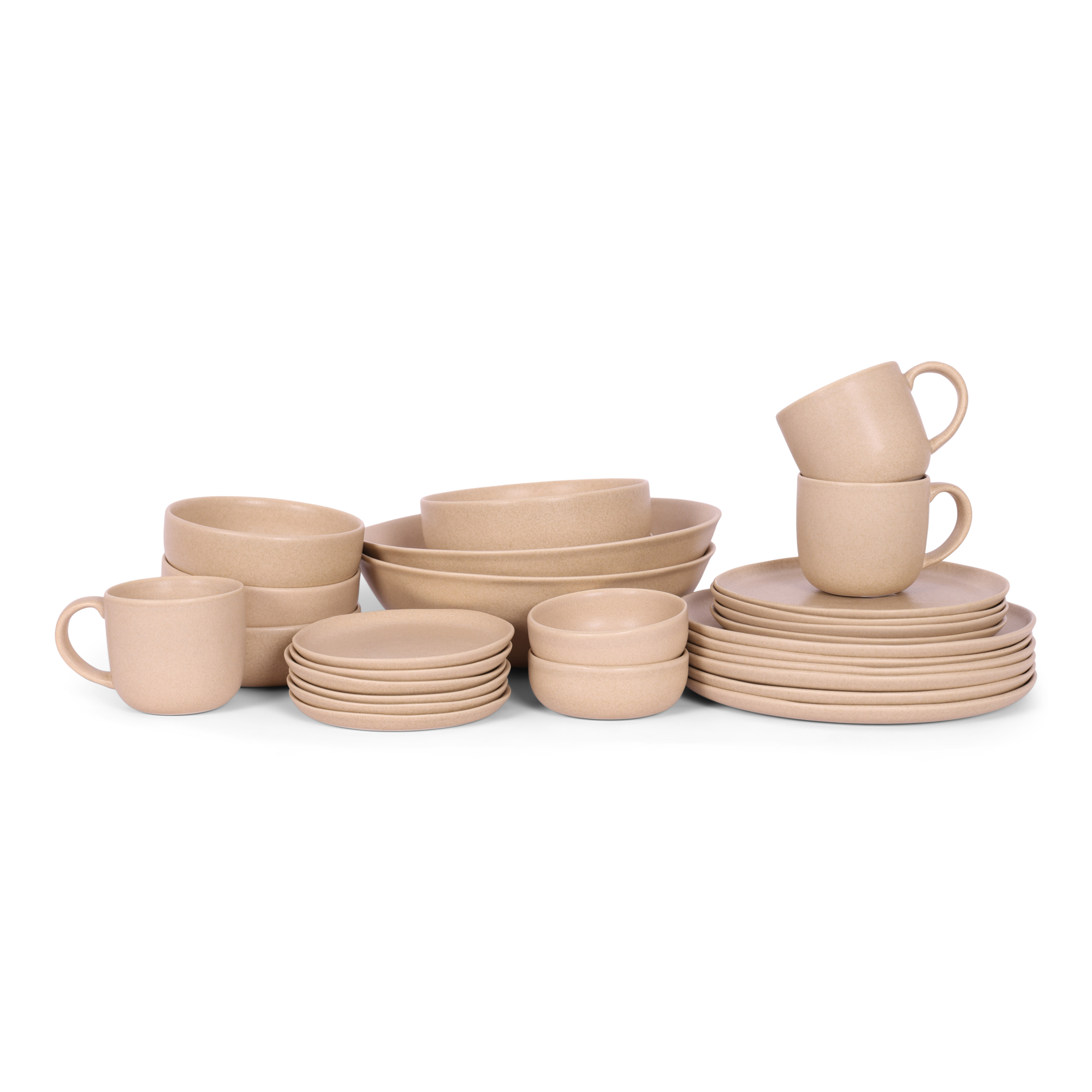 Schaal Alva oat Ø19 cm - set van 4