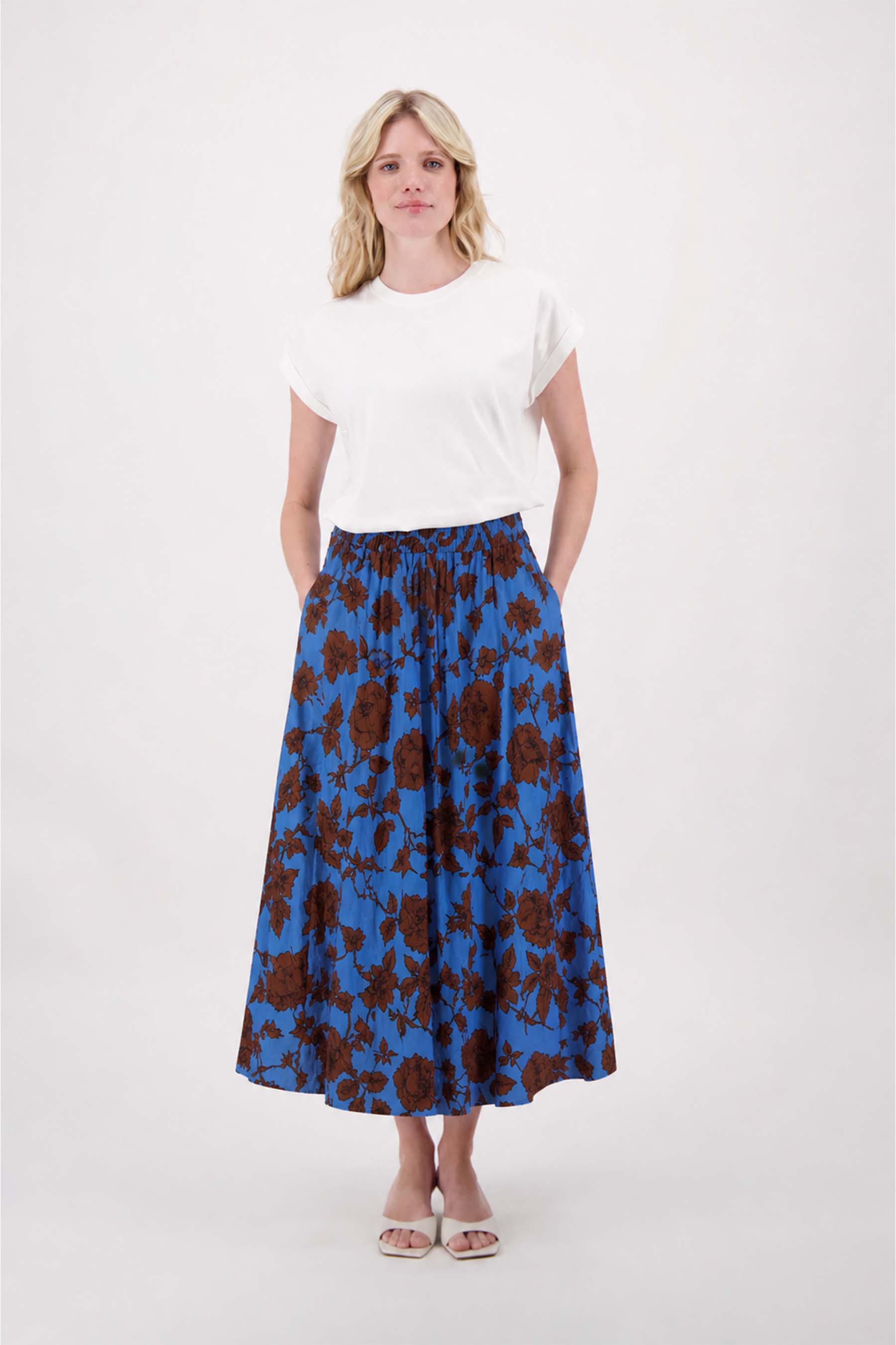 fladder rok  ikat print