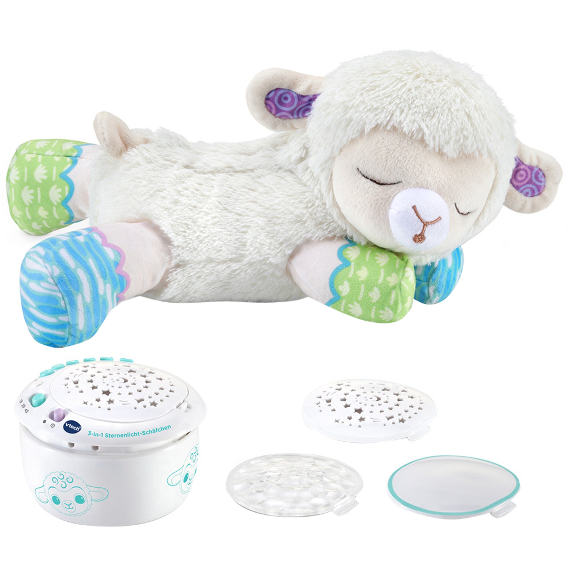 Vtech Kuscheltier 3-in-1 Sternenlicht-Schäfchen