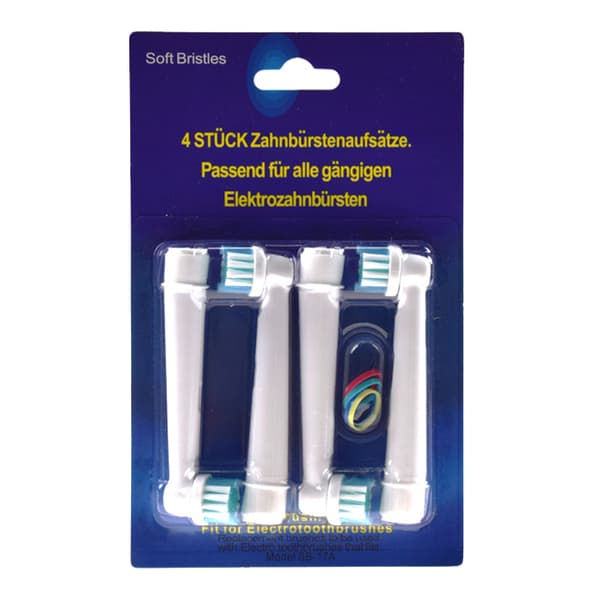 4-pack myk tannbørstehode oral-B SB-17A