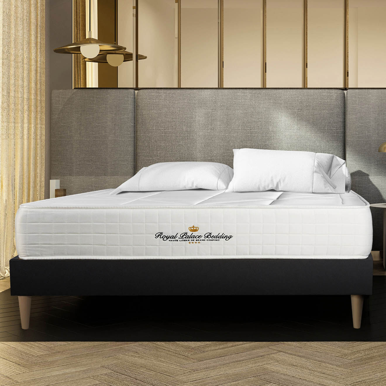Royal Palace Bedding Pack dodo 5 pièces Windsor noir - 140x190 cm