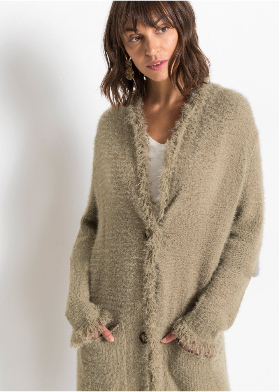 Manteau en maille