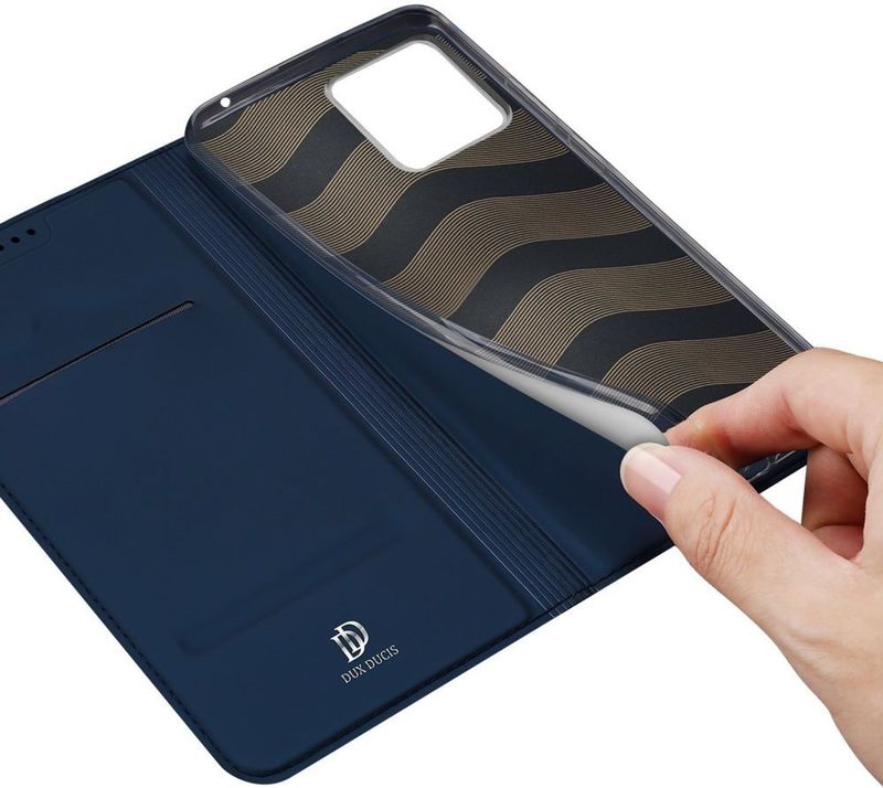 Dux Ducis Skin Pro Motorola Moto Edge 30 Ultra Hoesje Blauw