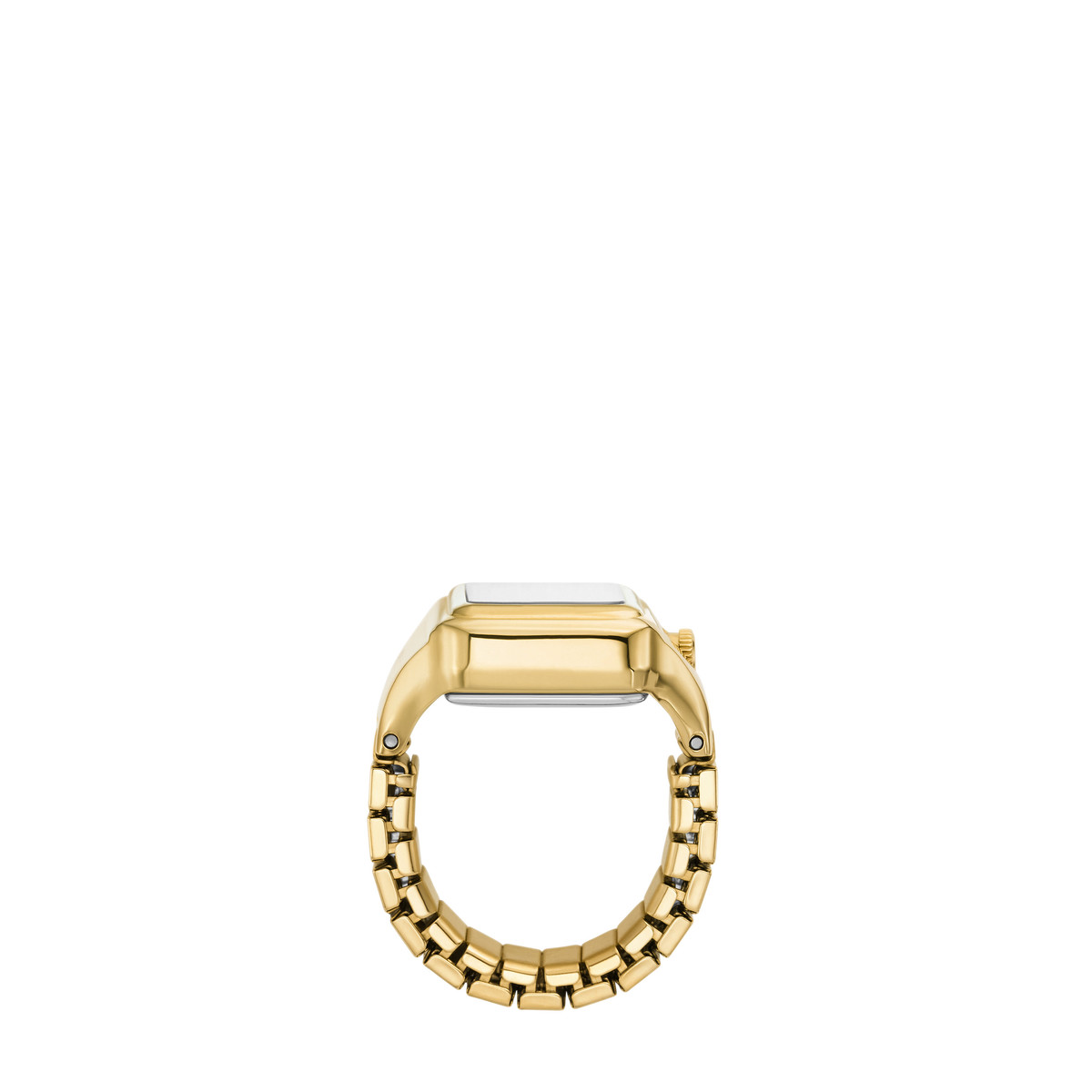 Montre FOSSIL watch ring femme bracelet acier inoxydable doré
