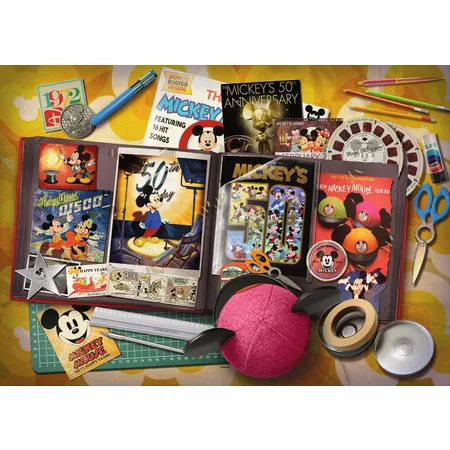 RavensburgerPuzzle - Disney: 1970 Mickey Moments, 1000 Teile