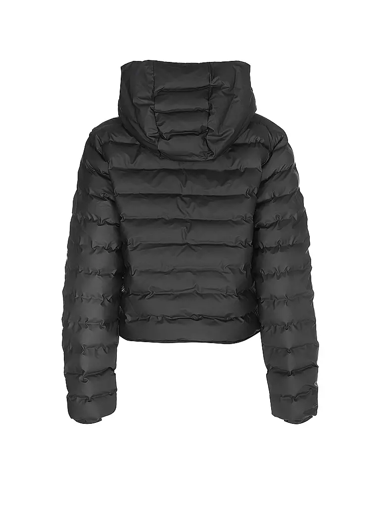 RAINS Steppjacke LOHJA SHORT PUFFER JACKET schwarz