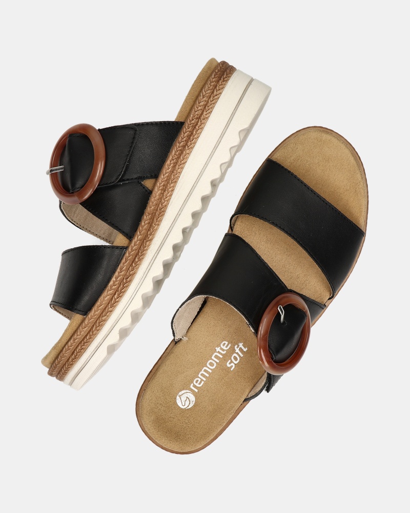 Remonte Sandalen  - zwart