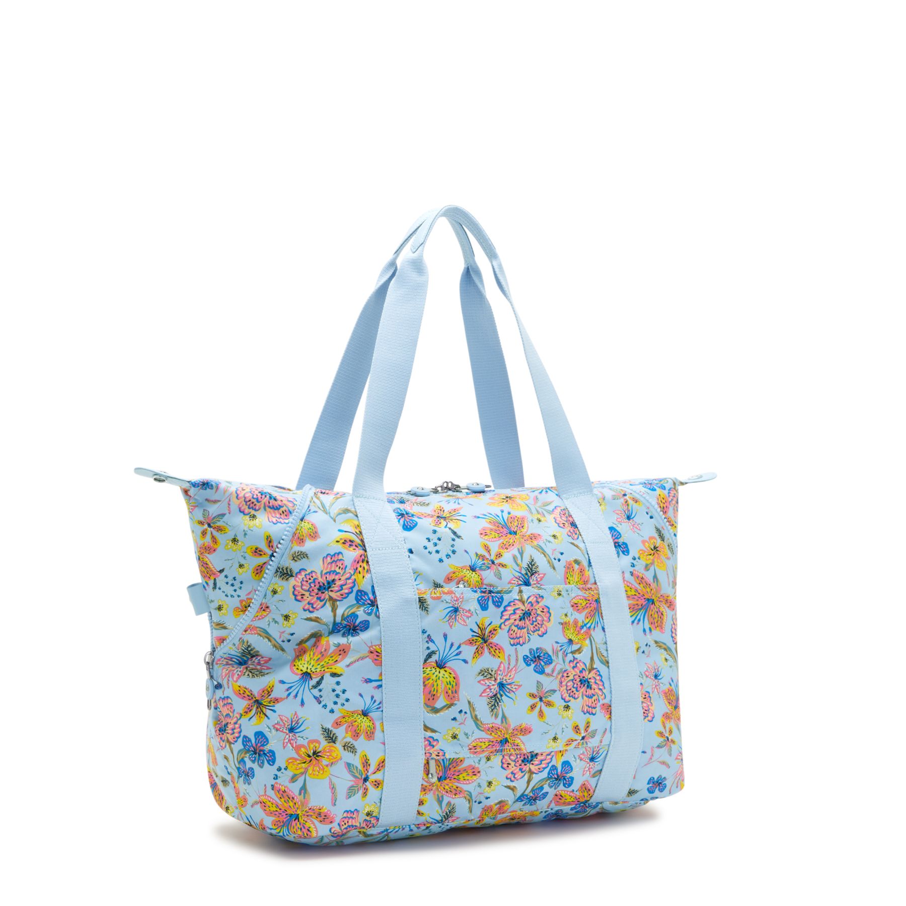 ART M Sac fourre-tout multi-usage taille moyenne avec manchon pour valise - Wild Flowers