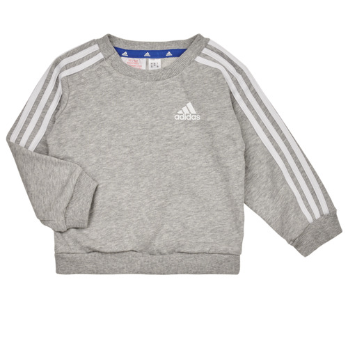 Adidas Sportswear - 3S JOG - Gris / Blanc / Bleu