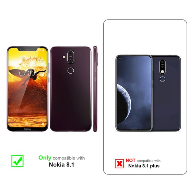 Nokia 8.1 Skærmbeskytter Beskyttelsesglas