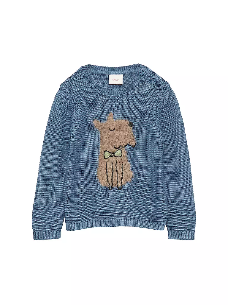 S.OLIVER Baby Pullover blau