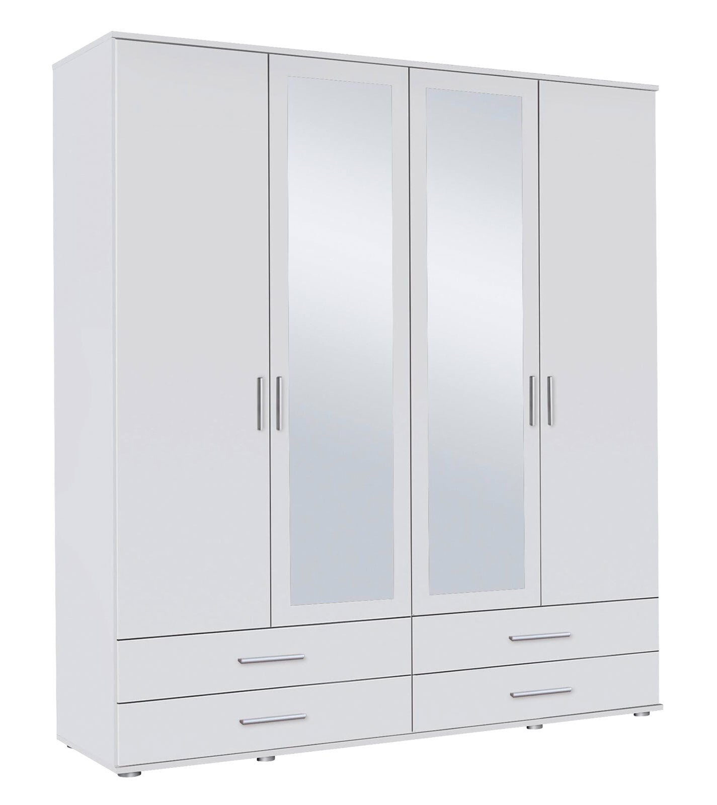 Kleiderschrank RASANT 168 x 188 cm Alpinweiß NB
