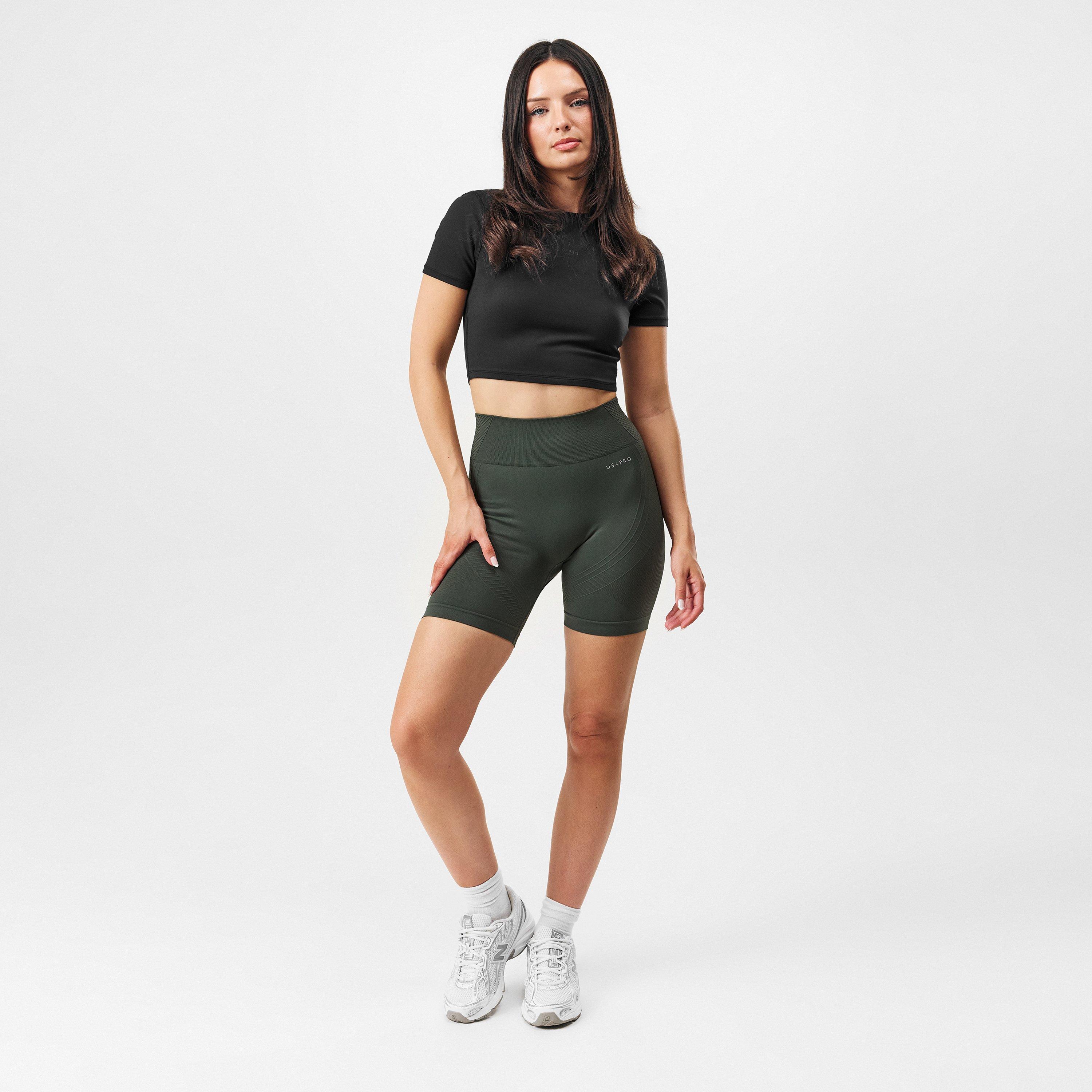USA Pro Seamless Longline Cycling Shorts