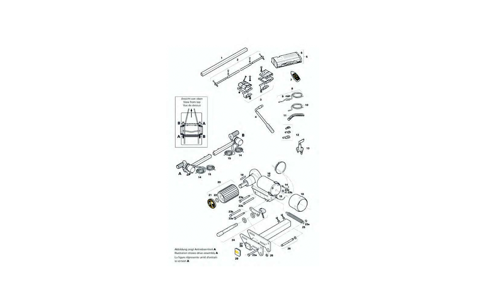 Truma Deckel bedruckt für Rolle - Mover GO2