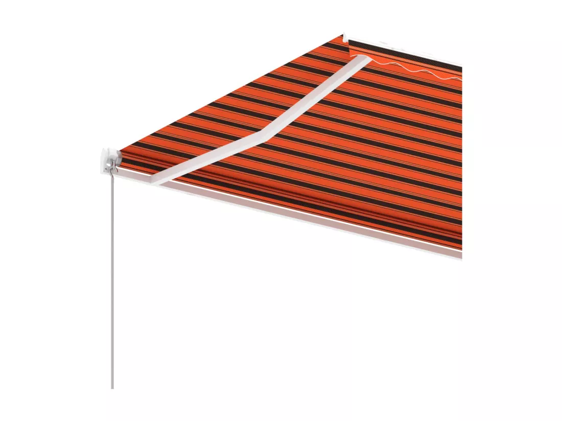 Auventanuel rétractable sur pied 450x350 Orange etarron