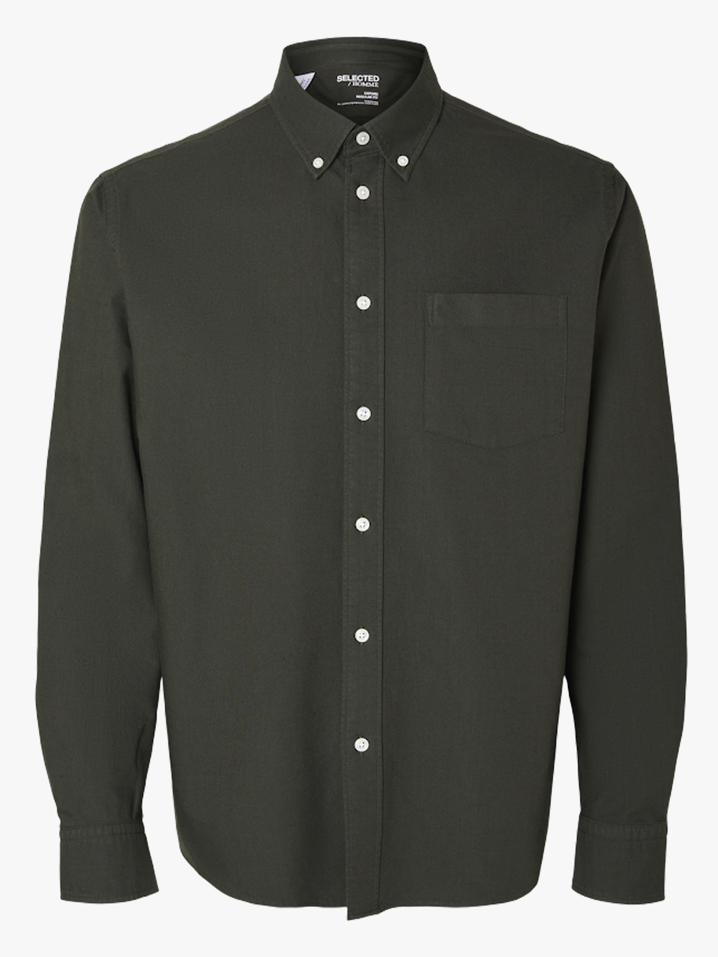 Reg Rick Embroidery Oxford Shirt Long Sleeve