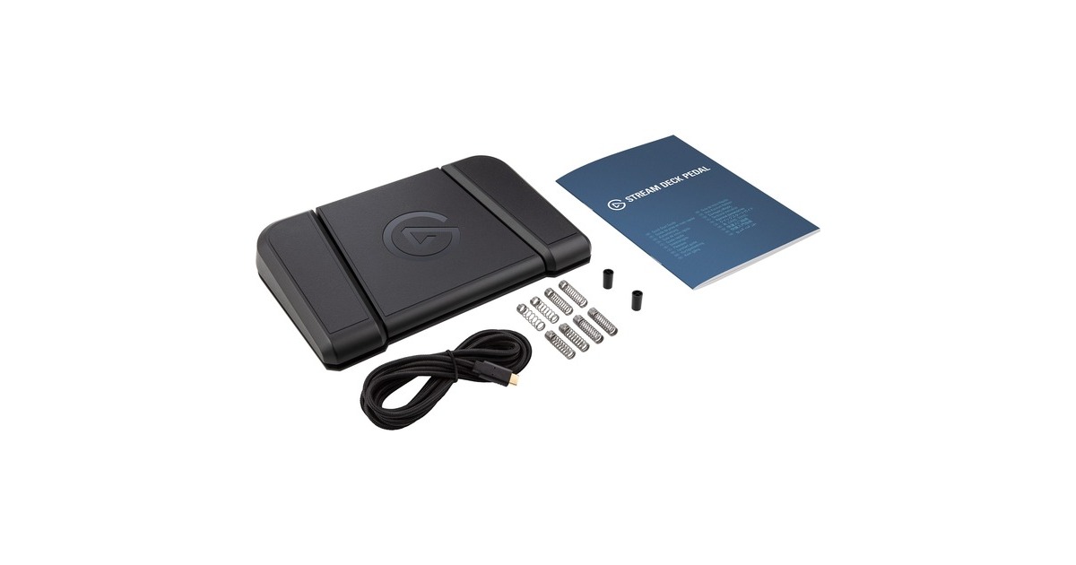ElgatoStream Deck Pedal pedalen  (Zwart)