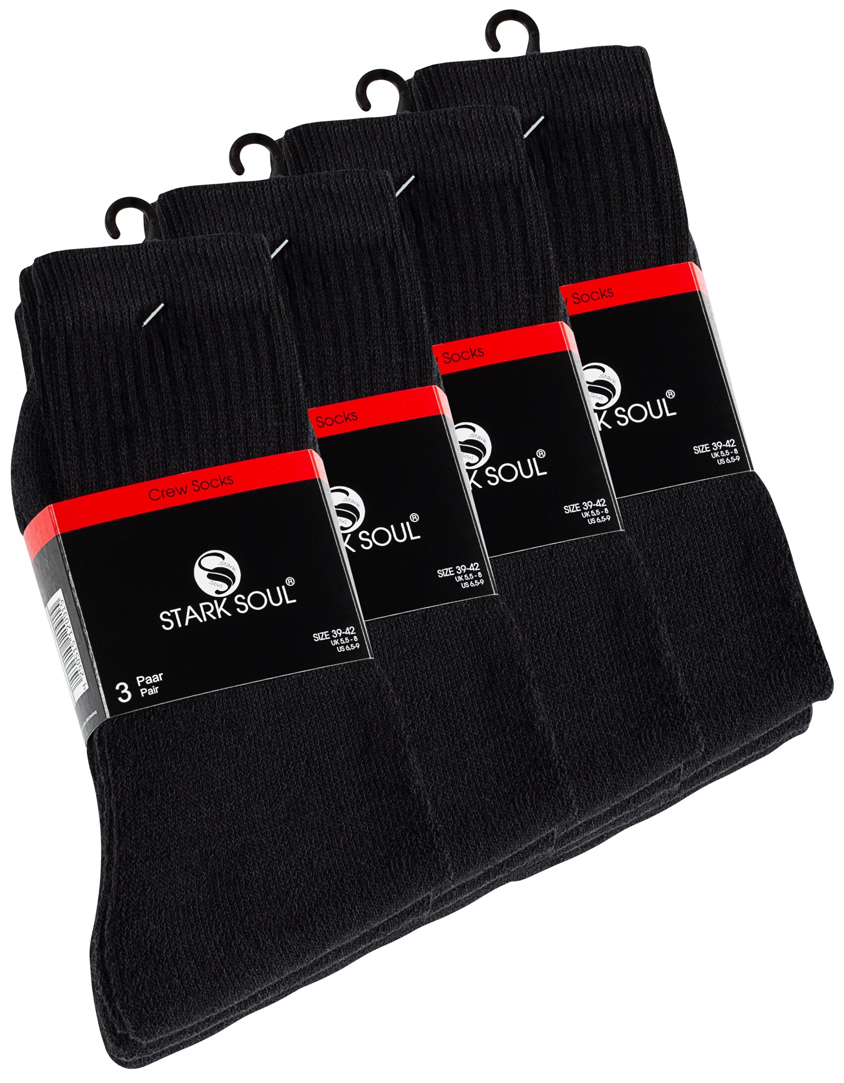 Stark Soul® 12 Paar Tennissocken, Frotteesocken