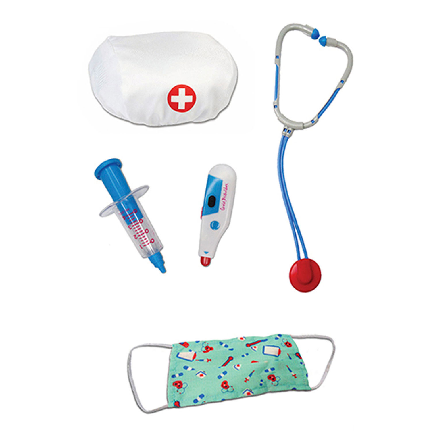 Verkleedset Dokter Groen met Accessoires, 5-6 jaar