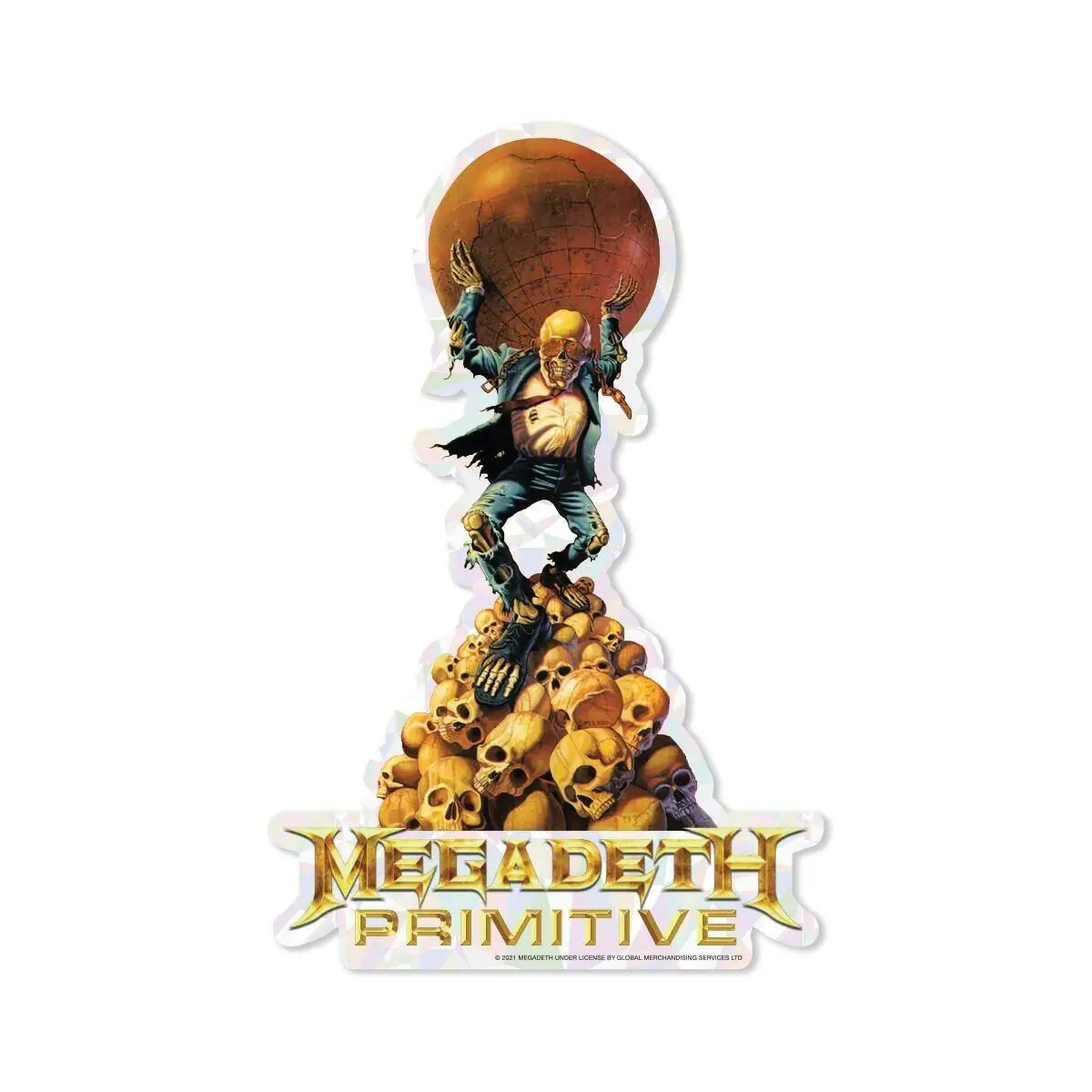 Primitive Megadeth Klistermærke - Skateboards | SkatePro