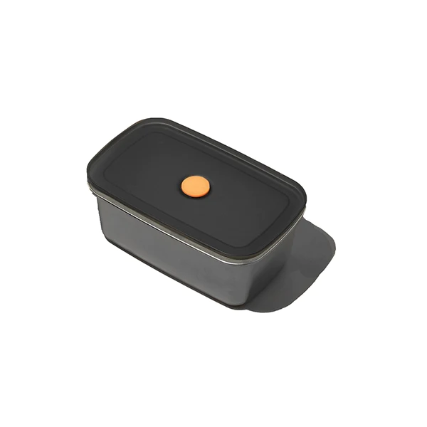 Boîte en inox rectangulaire 1000 ml compatible micro-ondes Yoko® Desig