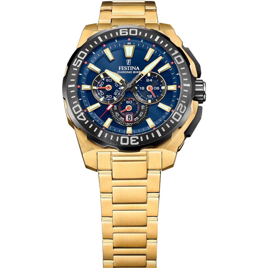 Festina Chrono Bike 2025 Goldig / Blau
