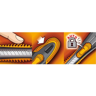 Cutter Ultimate, lame: 18 mm, pour droitiers