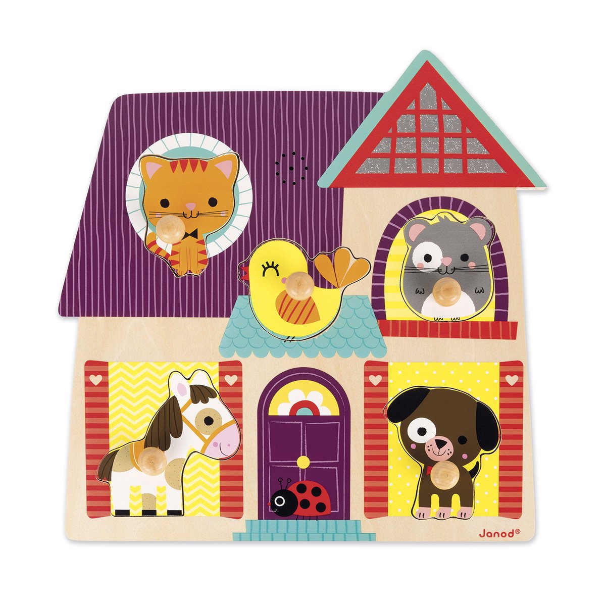 Encastrement musical 5 pièces : Mes petits compagnons