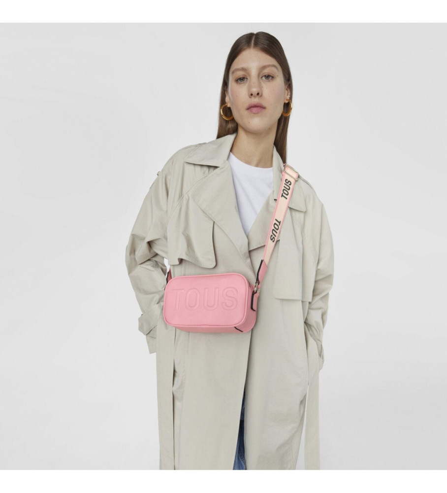 Bolsa de ombro rosa Tous Reporter
