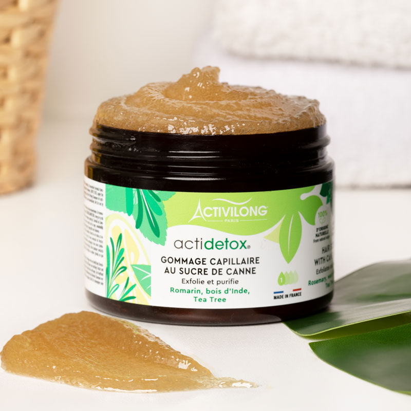 Gommage capillaire au sucre de canne Actidetox