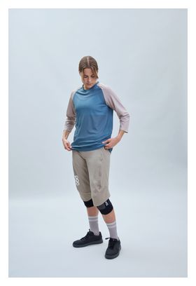 Maillot Manches 3/4 Femme Poc MTB Pure Bleu/Beige