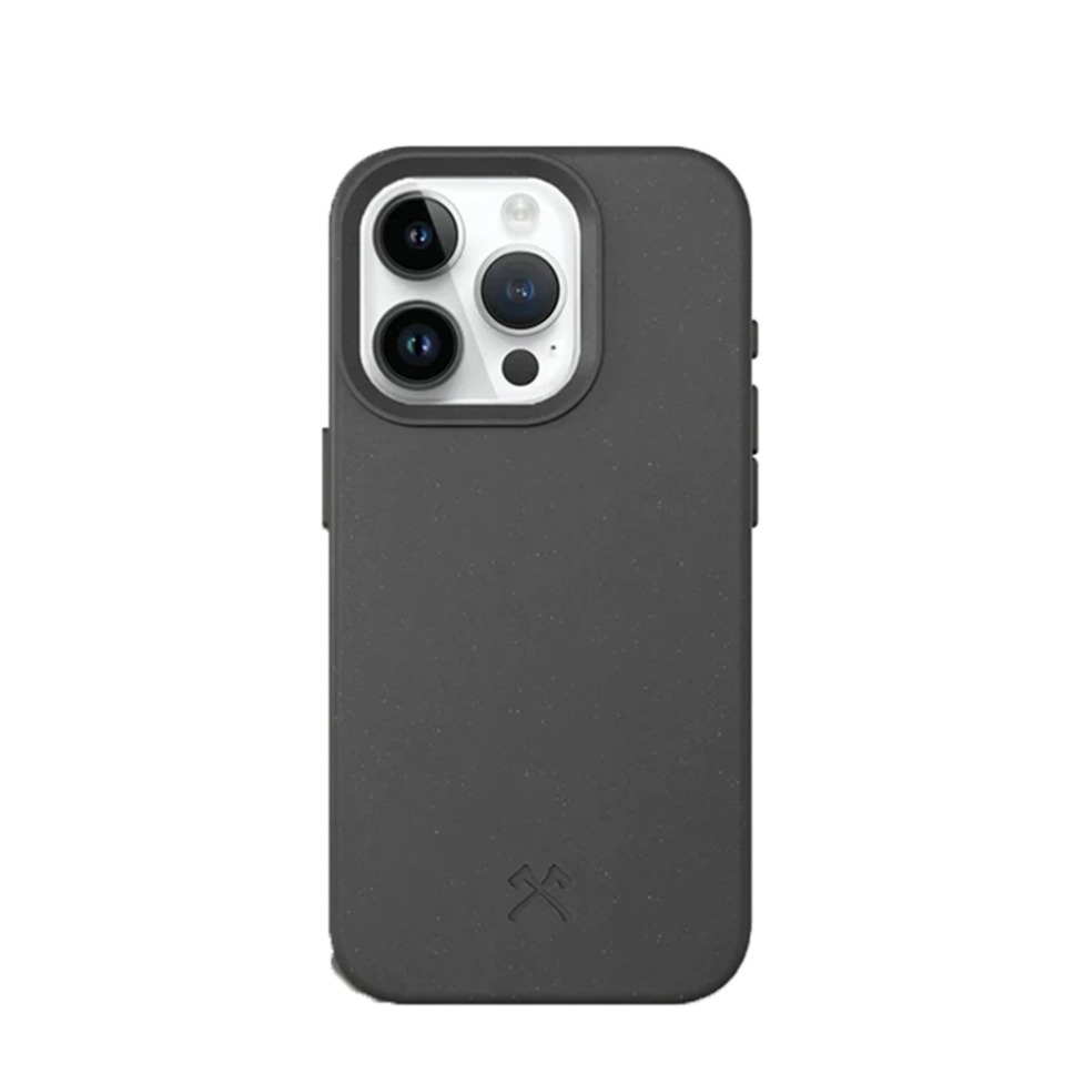 iPhone 15 Pro Max MagSafe BioCase Schutzhülle Vegan Biologisch Abbaubar (ECO703) - Schwarz