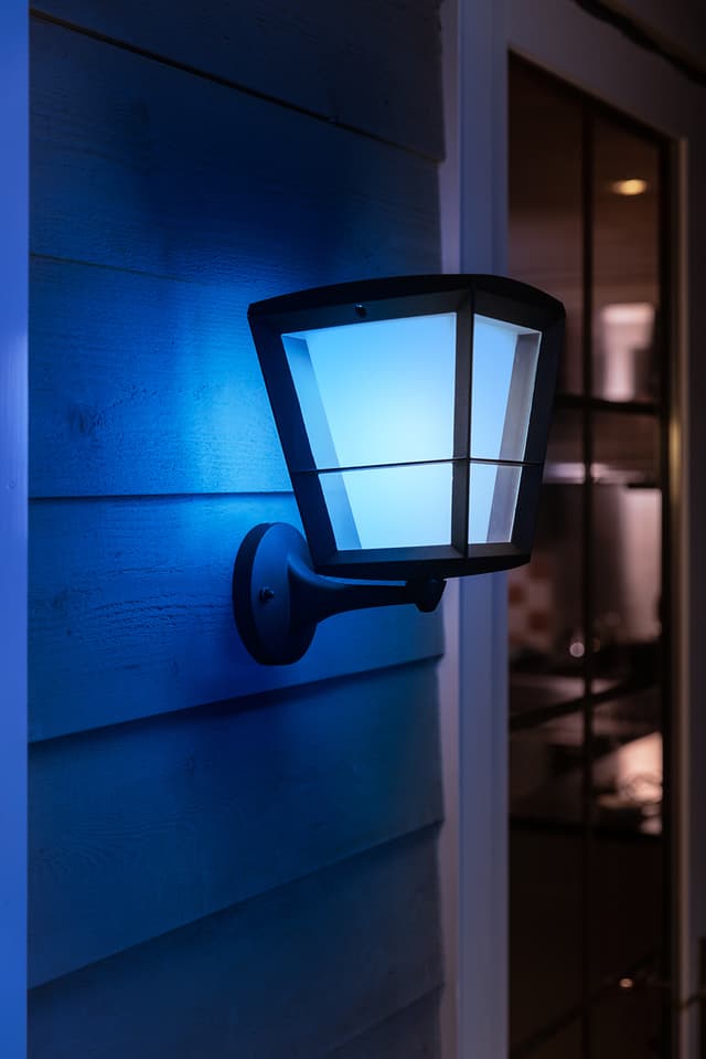Philips Hue Econic WACA væglanterne (sort)
