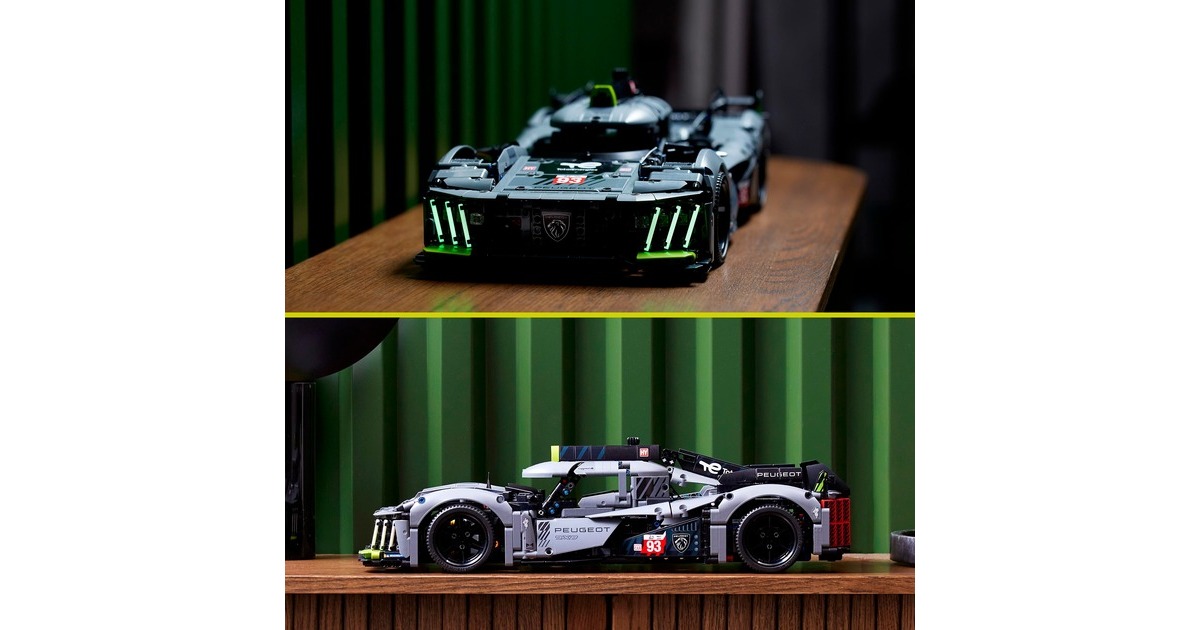LEGOTechnic - PEUGEOT 9X8 24H Le Mans Hybrid Hypercar Constructiespeelgoed  (42156)