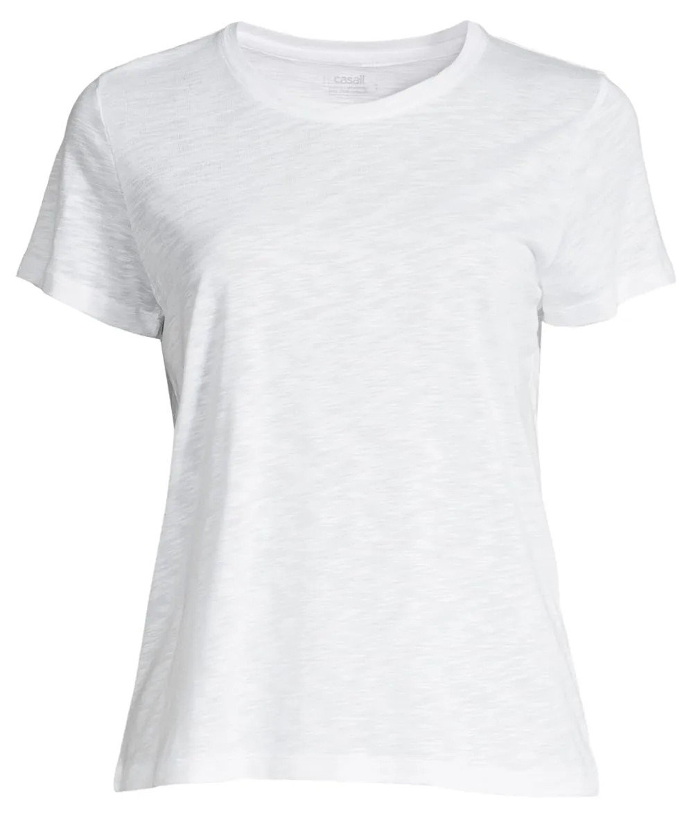 Casall Women's Soft Texture Tee White