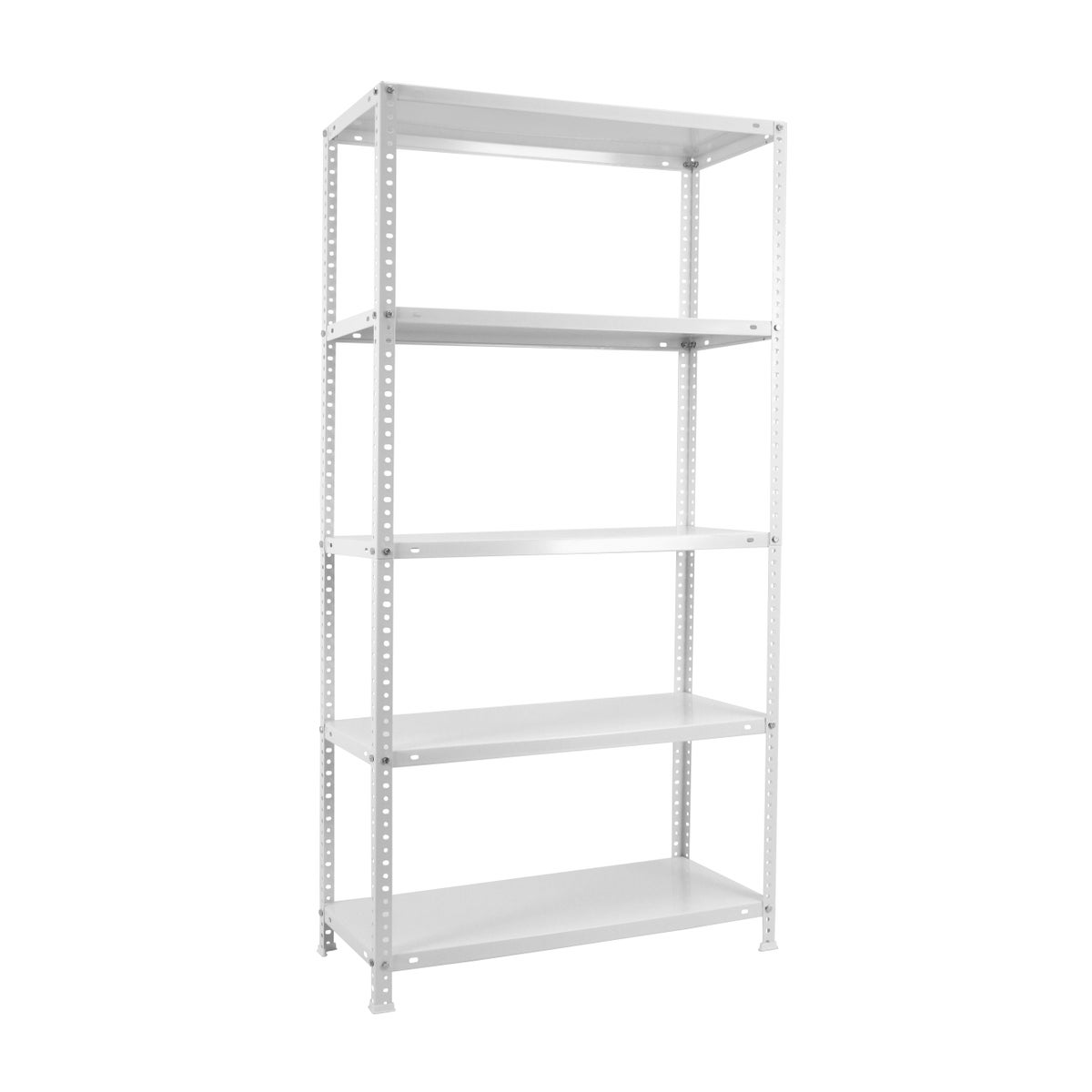 PROREGAL Panda boutloze stellingkast, HxBxD 180 x 90 x 30 cm, draagvermogen 75 kg, wit