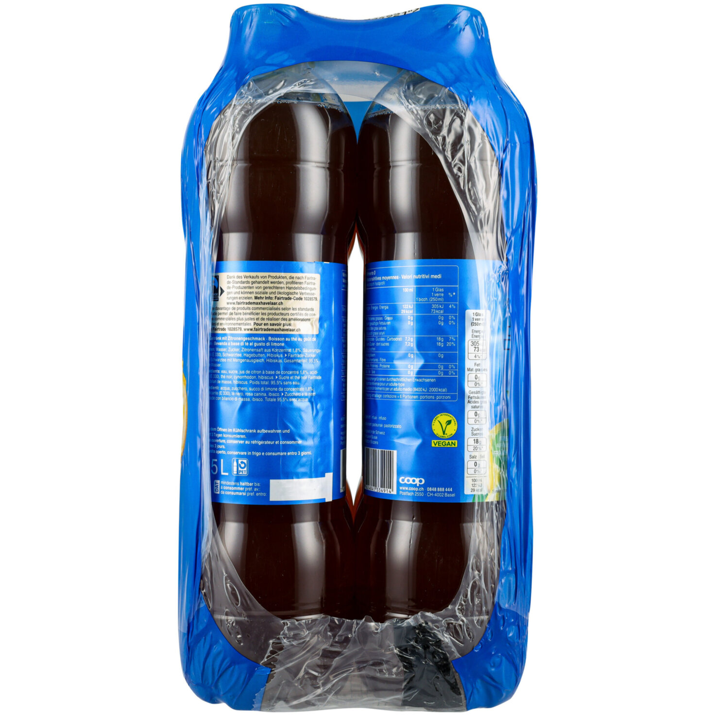 Fairtrade Ice Tea Lemon 6x1,5l