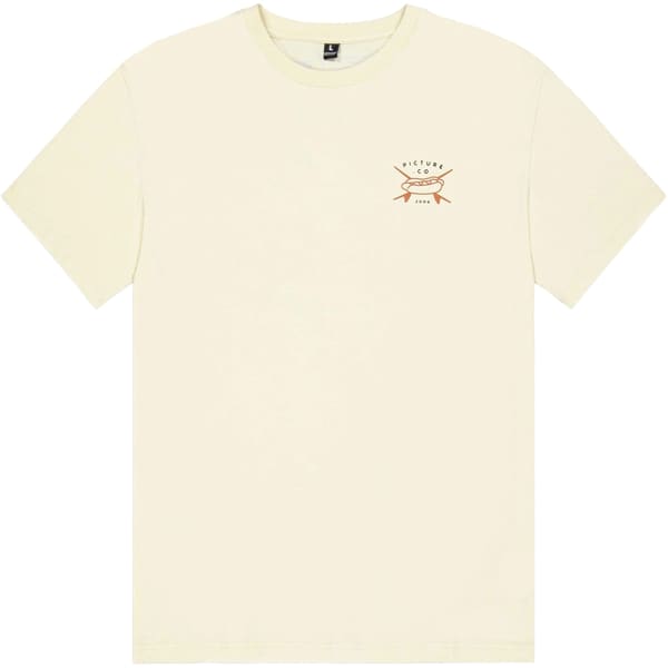 T-shirt PICTURE SURFOOD TEE WOOD ASH