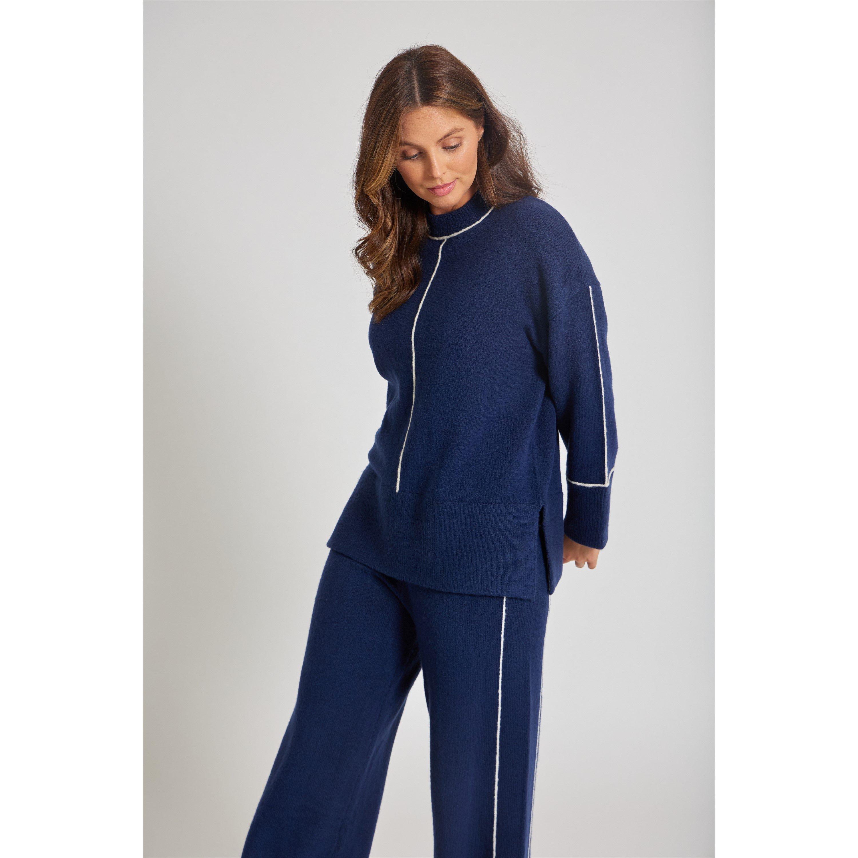 Be You BY Trimmed Rib Jumper