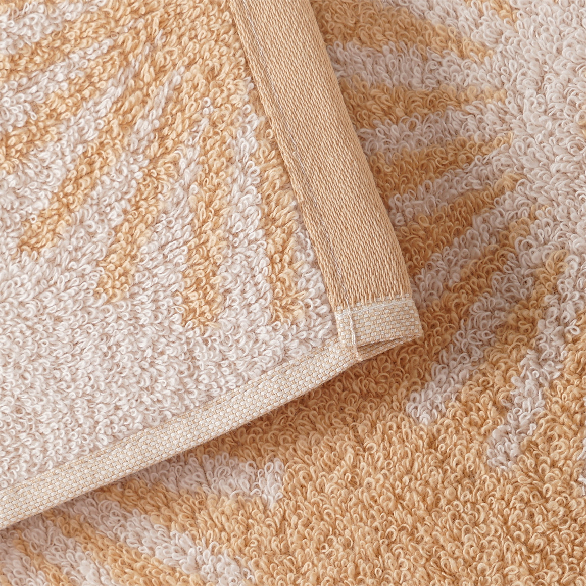 My Home Handtuch mit Sonnen-Muster hellgelb