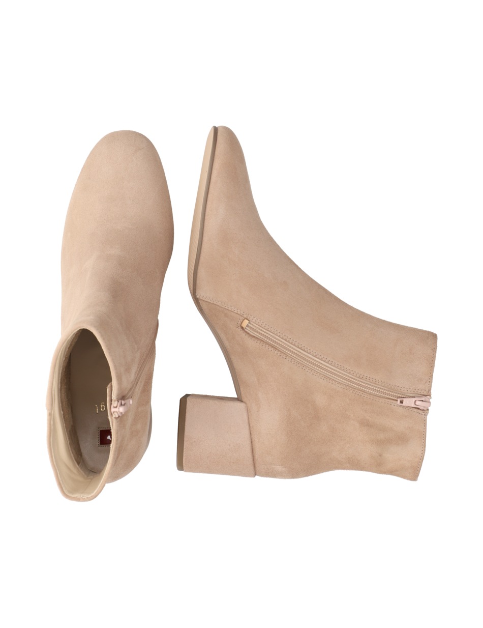 Veloursleder Stiefelette
