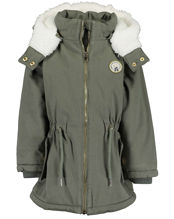Winter-Parka LEO CATS mit Innenfleece in grün