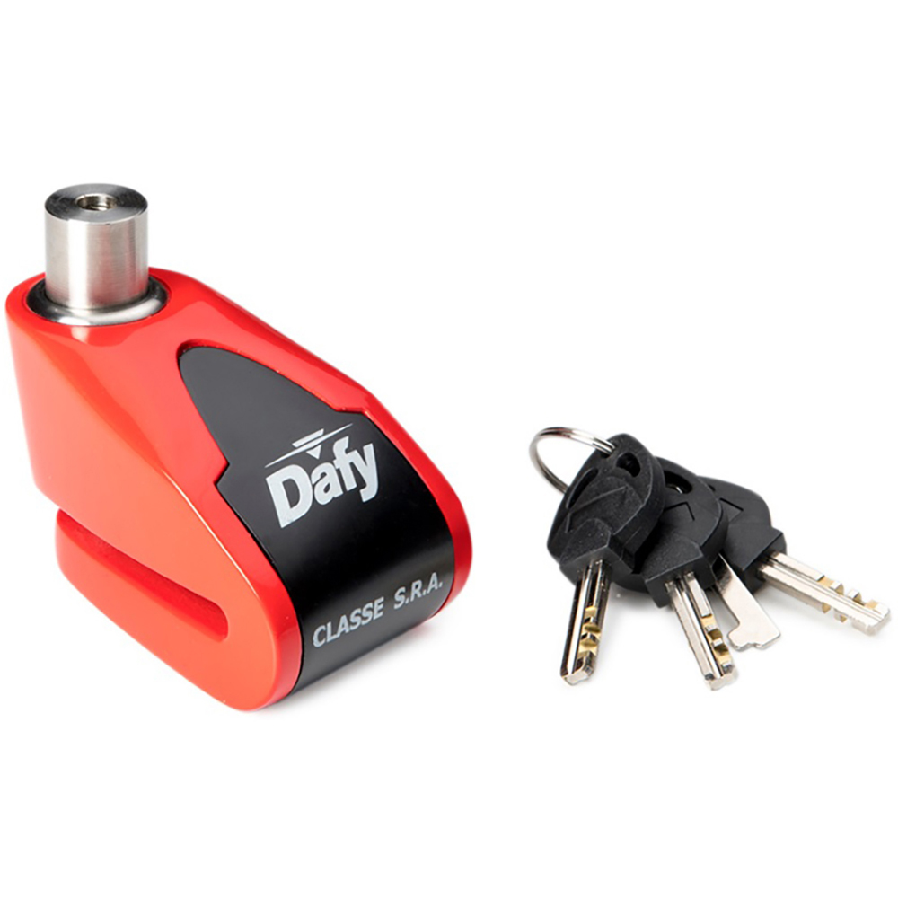 Dafy Moto - Antivol Bloque Disque Alarme Blokus - SRA Rouge / Noir