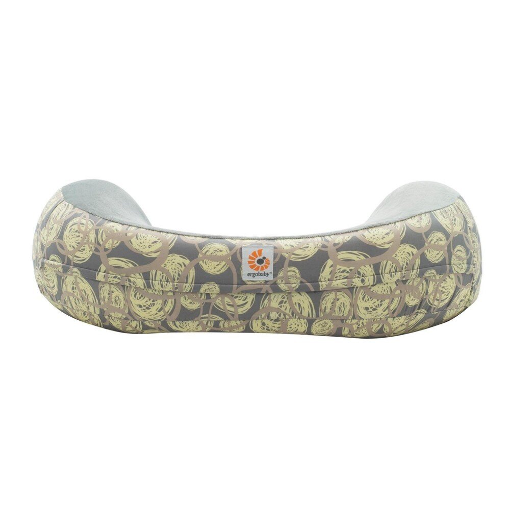 Ergobaby Ergobaby Stillkissenbezug, grau/gelb swirl