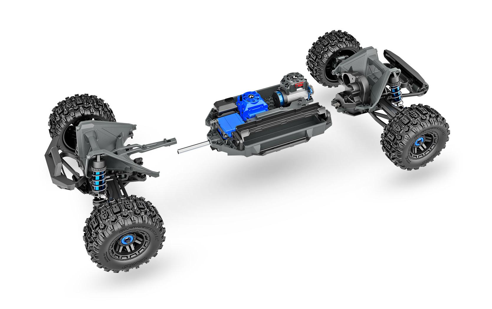 Monster Truck WideMAXX, 4WD, Gelb 1:10, ARTR<br>Verbreiterte Version des 4WD Brushless Truck «Maxx»