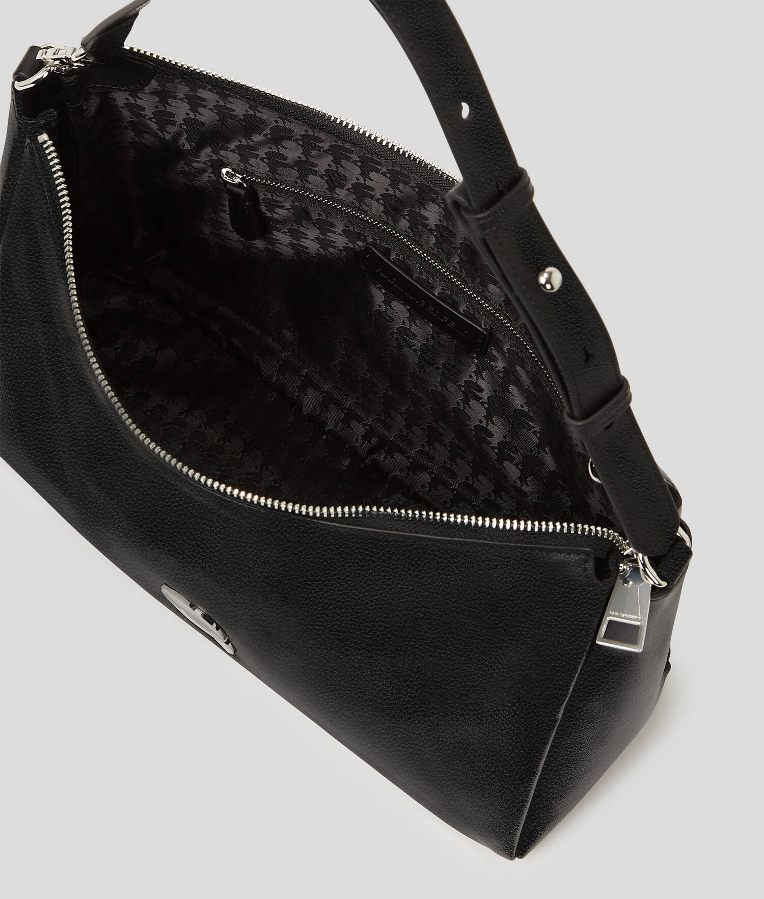 SAC PORTÉ ÉPAULE IKON GRAINÉ - Noir